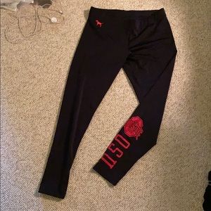 Like new pink VS Ohio State leggings
